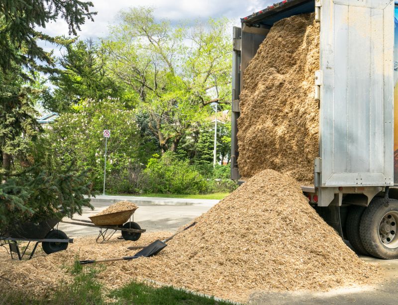 Mulch Delivery Truck