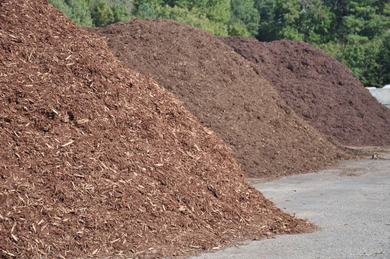 Cedar Mulch Pile Ready for Delivery
