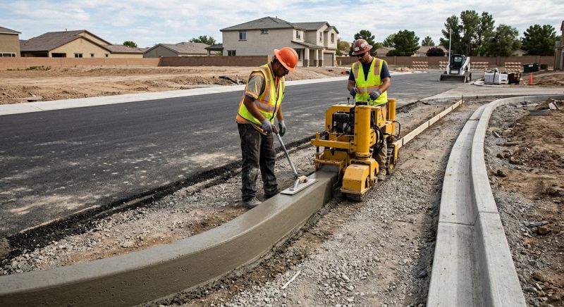 Concrete Curbing Installation in Citrus County, FL