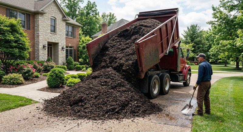 Cedar Mulch Delivery Service