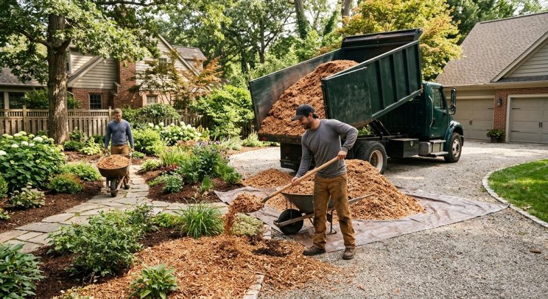 Cedar Mulch Delivery